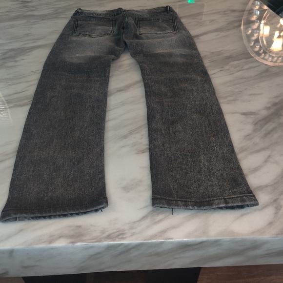 Road Narrows N.Y.C Boys Distressed Jeans Black 10 - Picture 8 of 12